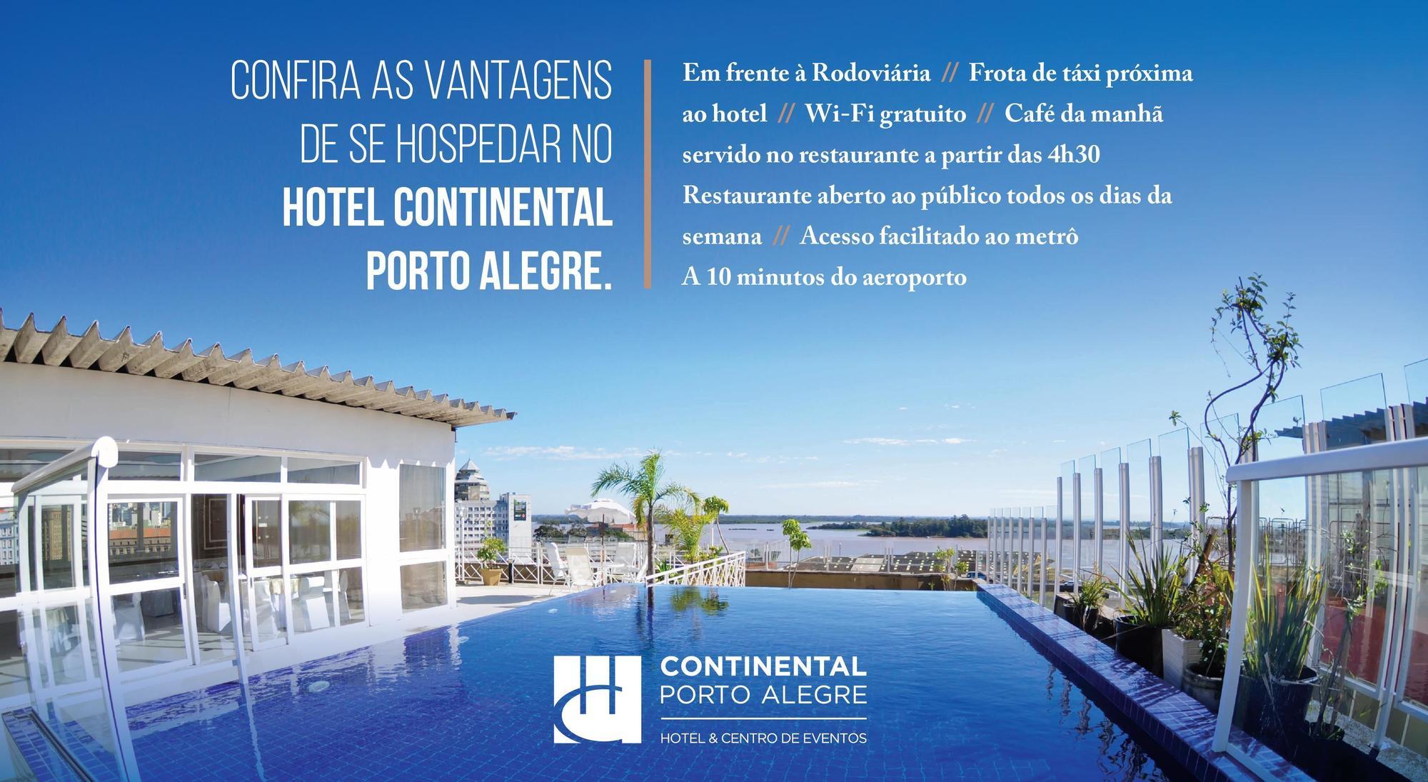 Hotel Continental Porto Alegre e Centro de Eventos Esterno foto